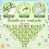 100 Set 25 (25.6 17.7 17.7) Abbylike Pcs Easter Dog Bandanas Bulk Bunny Egg Carrot Bandanas for Dogs Triangle Kerchief