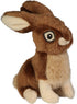 goDog Wildlife Rabbit Squeaky Plush Dog Toy, Chew Guard Technology, Large, Brown