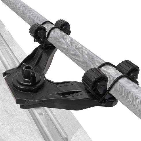 Kayak Paddle Holder, Dual Head Kayak Track Mount Accessories for Fishing, Offset Paddle Holder for Kayaking