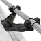 Kayak Paddle Holder, Dual Head Kayak Track Mount Accessories for Fishing, Offset Paddle Holder for Kayaking