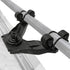 Kayak Paddle Holder, Dual Head Kayak Track Mount Accessories for Fishing, Offset Paddle Holder for Kayaking