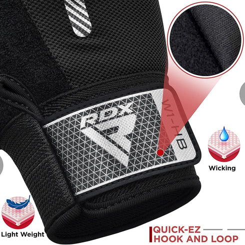 RDX Weight Lifting Gloves Gym Fitness Workout, Anti Slip Padded Full Palm Protection, Ultra Ventilated, Bodybuilding