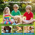 3-in-1 Frozen ZOMISIA Dog Treat Toy, Long Lasting Interactive Dog Chew Toy, Slow Food Training to Reduce Anxiety