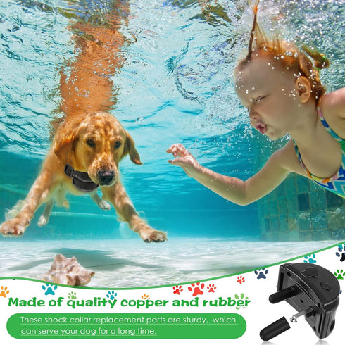36 Pieces Column Rubber Sleeve: Safe Prong Collar Cover Replacement for Pet Dog Training Collars