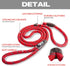 TwoEar 1/2" x 6FT Dog Slip Rope Leash, Heavy Duty Training Leash with Highly Reflective Threads for All Dogs