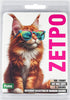 zetpo Cat Nail Caps, Cat Claw Covers with Adhesives and Applicators (M, 5X Solid Random Colors | 100 pcs)