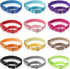 Cunno 12 Pcs Reflective Martingale Collar for Medium Dogs, Adjustable Nylon Pet Collar, Prevent Slipping Out, 12 Colors