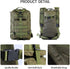 Small Tactical Backpack - Military Bug Out Survival Molle Army Go Bag for Hunting, Gym, Hiking, Camping (30L Green)
