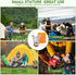Portable Camping Stove, Specialized Backpacking Stove with Piezo Ignition, Wind-Resistance for Outdoor Cooking