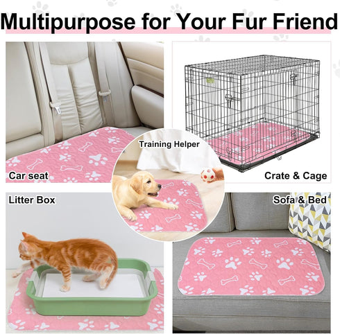 72" 72" BEAUTYZOO Washable Pee Pads for Dogs, x Extra Large Reusable Puppy Pads, Absorbent Potty Training Dog Mats