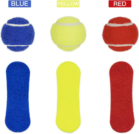 1.5" Small Tennis Balls for Dogs, Cat Toy, Pack of 12 Mini Tennis Balls in 3 Colors for Small Dogs