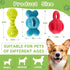 Dog Chew Toys, Set of 3 Treat Dispensing Interactive Toys for Boredom, Fun-Filled Treat Dispenser