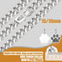 Dog Chain Collars Stainless Steel 19mm Cuban Link with Snap Buckle for Puppy Small Medium Large Dogs (22")