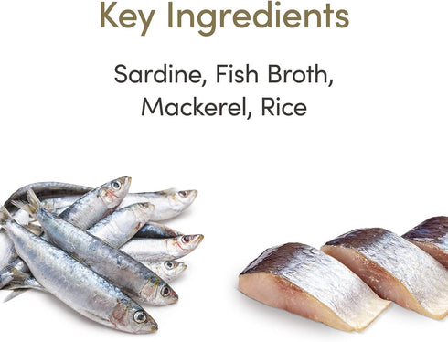 Applaws Natural Wet Cat Food, Sardine with Mackerel in Broth, 18 Count, 2.12 oz Pots