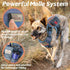 rabbitgoo Tactical Dog Harness for Large Dogs, Heavy Duty No-Pull Vest with Handle for Training and Walking, Blue, S