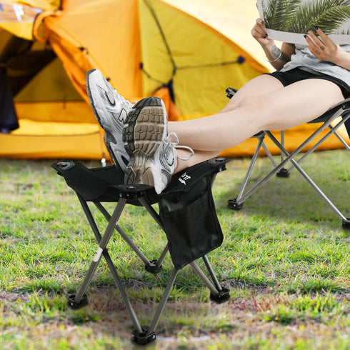 Roptat 2 Pack Backpacking Camping Stool,Portable Folding Compact Lightweight Stool Seat for Camping Fishing Hiking