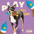 Yomp Plush Duck Dog Toy Durable Stuffed, No Squeaker Dog Toys with Natural Canvas and Crinkle Paper Interactive Stuffed