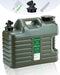 UPWOIGH 5 Gallon Water Jug, Camping Water Container, No Leakage Water Storage, Military Green