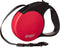 doggo Everyday Retractable Dog Leash, 16' Long Belt, Large for Dogs Up to 110 lbs, Red with Black Handle