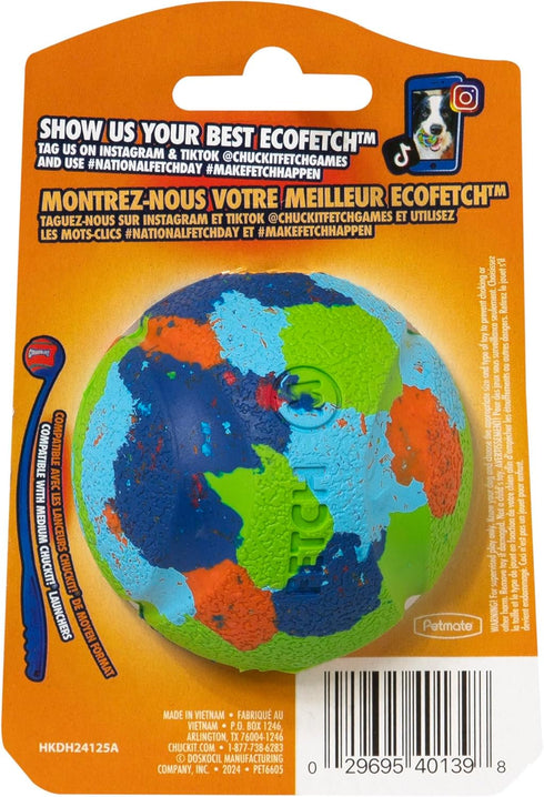(2.5 Inch Pack 1, 20-60 lbs Chuckit! EcoFetch Fetch Ball Dog Toy, Medium Diameter) of for Breeds