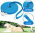 BAAPET 15 ft 20 ft 30 ft 50 ft 100 ft Long Dog Training Leash for Dog Training, Play, Camping, or Backyard Lead with Training Clickers for Small, Medium and Large Dogs or Cats (50 Feet, Blue)