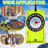 Geiserailie 20 Pcs Acrylic Orienteering Compass Navigation Backpacking Map Reading Compass for Outdoor Exploring, Green