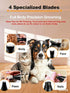 4 1 Kit,2-Speed Trimmer Vitoki Dog Grooming Clippers in Pet Grooming Cordless Dog Clipper with Nail Grinder,USB-C
