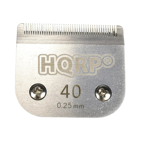 HQRP Size-40 Animal Clipper Blade, Compatible with Oster A5, A-5 Turbo 2-Speed, Golden A5, Turbo A5 Pet Grooming