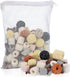 Segarty Filter Media, 12 in 1 Bio Media for Aquarium Sump Filter, Ceramic Rings Activated Carbon for Koi Fish Tank