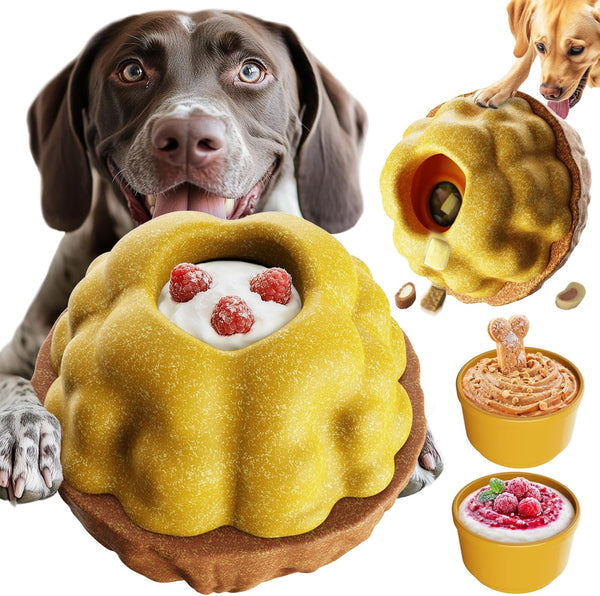 KADTC 3-in-1 Dog Frozen Treat Ball, Large Size, No-Transfer Fill & Freeze