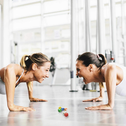 52 (2019 Set) Stack Quick Sweat Fitness Dice. Bodyweight Exercise Workout Game. Designed by a Military Fitness Expert.