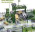 Set, Playset 3 4 5 deAO Military Base Army Men with Military Vehicle,Weapon Gear Accessories,Vehicles Accessories