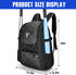Youth Baseball Backpack - Softball Bat Bag for Boys & Girls with Fence Hook and Shoe Compartment