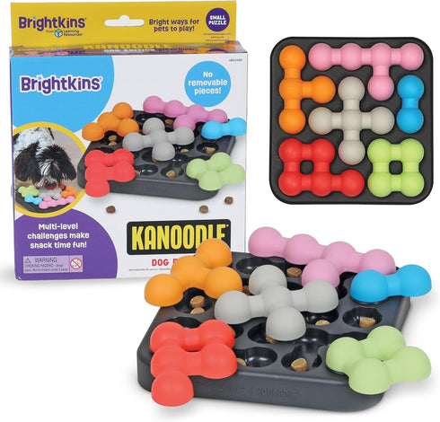 Brightkins Kanoodle Dog Edition Small - Dog Toys for Small Dogs, Interactive