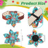 36 Pieces Dog Collar Flower, Adjustable Pet Flower Collar Attachment for Small Medium Large Dogs and Cats