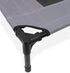 Internet's Best Elevated Dog Bed - Medium Grey - 36 x 30 - Cool Breathable Mesh - Indoor or Outdoor Use