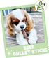 Nature Gnaws Beef Gullet Sticks for Dogs, 5-6" (15 Count), Natural Beef Jerky Stick Dog Chew Treats, Rawhide Free