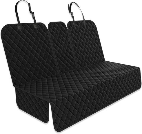 Yonktoo Dog Car Seat Cover for Back Seat, Car Seat Cover 60/40 Split