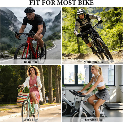 Wide Bike Seat Cushion for Men & Women -Extra Comfort Bicycle Seat,Bike Saddle for Mountain Bikes,Exercise