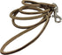 Genuine Leather Rope Leash, 4ft Long, 1/4" Diameter for Medium Dogs