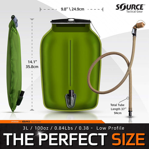 Tactical Gear 3L Widepac Low Profile Hydration Reservoir