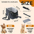 Center Console Dog Car Seats for Small Dogs Cats with Adjustable Safety Belt Multipurpose Pet Booster Seat