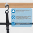 Kayak Storage Straps with Carabiner Paddle Clips, Adjustable Double Sling for Indoor/Outdoor Kayak & Surfboards