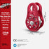 GM CLIMBING Fixed Micro Pulley 27kN CE UIAA Certified for Slack Tending