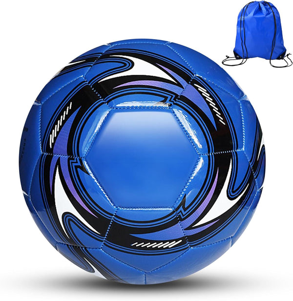 Soccer Ball Size 3,4,5 Soft PU with Football Bag Needle for Practice