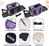 Ventilated Softside Pet Carrier for Yorkie Dog Travel, Tiny Dog Crate for Teacup Poodle, Purple