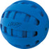 Nerf Dog Blue Rubber Ball Toy with Checkered Squeaker, Lightweight, Durable, Water Resistant, 4 Inch Diameter, Single