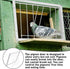 2 Pcs Pigeon Cage Door Bird Wire One Way Entrance Door for Racing Supply Birdcage Breeding (White)