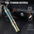 TACRAY Titanium Whistle – Ultra-Loud 120+ dB, Lightweight & Durable, Perfect for Emergency Survival, Hiking, Camping