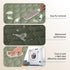 gogobunny 100% Double Sided Waterproof Dog Blanket, Soft Pet Bed Cover, Reversible, 40x50 Inch, Dark Olive/Light Olive